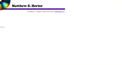 Desktop Screenshot of mattherter.com